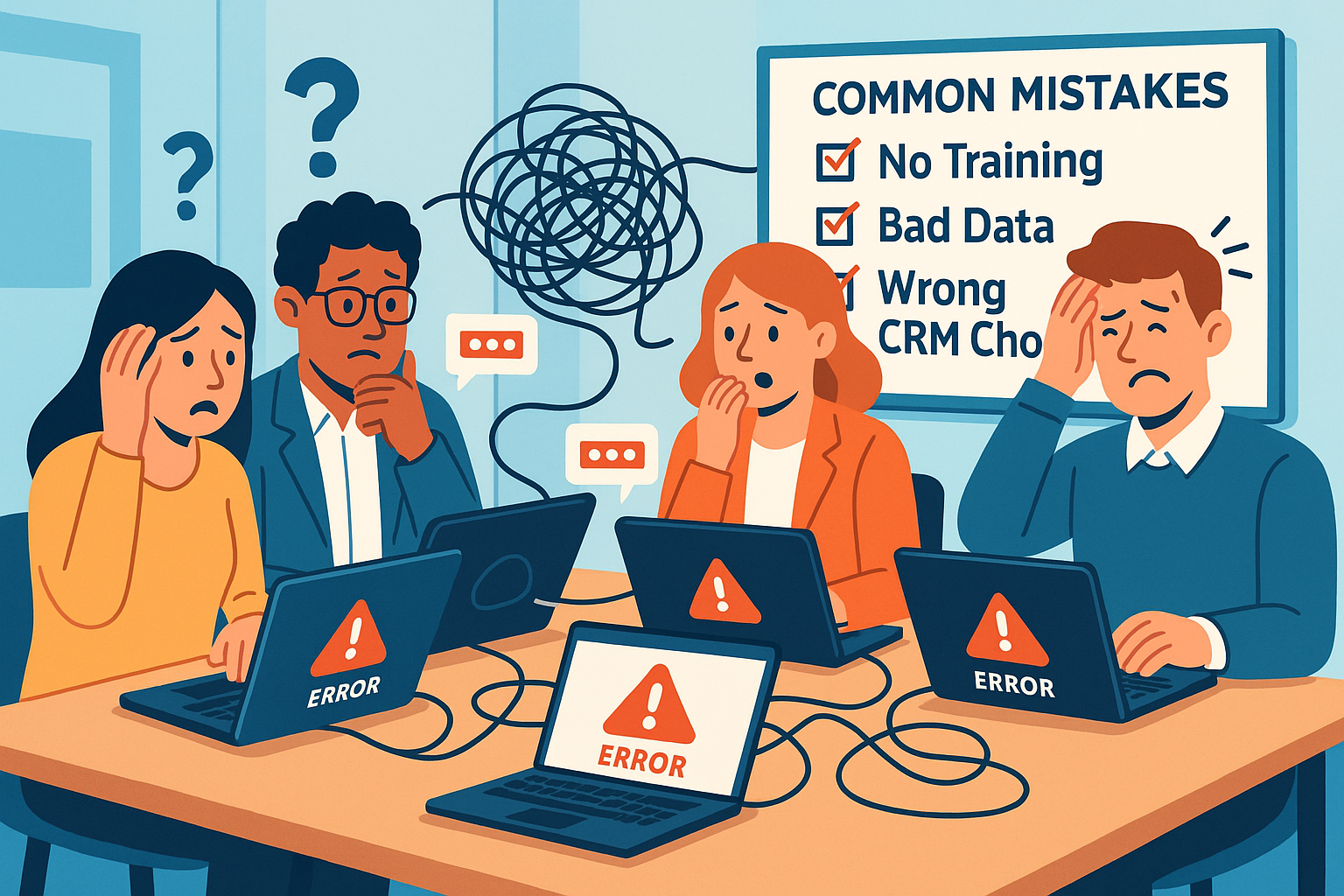 5 Common Mistakes to Avoid When Implementing CRM Software